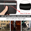 Hands Free Dog Leash, Suitable for Running Walking Jogging Hiking, Training for Small Medium and Large Dogs, Adjustable Waist Belt, Dual-Handle Reflective Bungee, Zipper Pouch. (Black W Green)